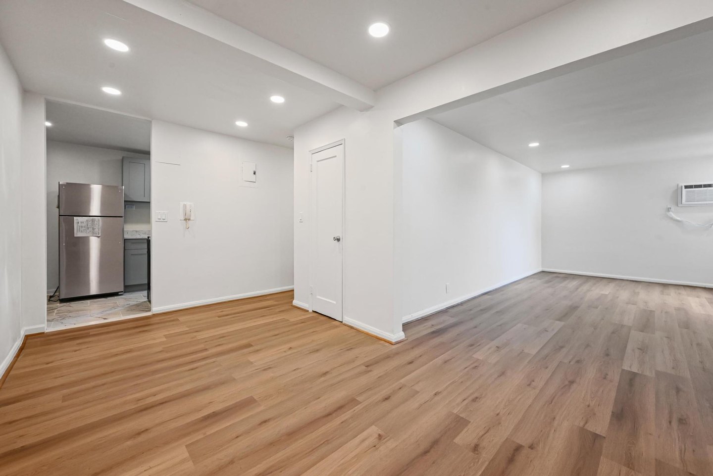 Renovated living room at 37-51 86th Street Unit 1L in Jackson Heights after the approximately $35,000 renovation.