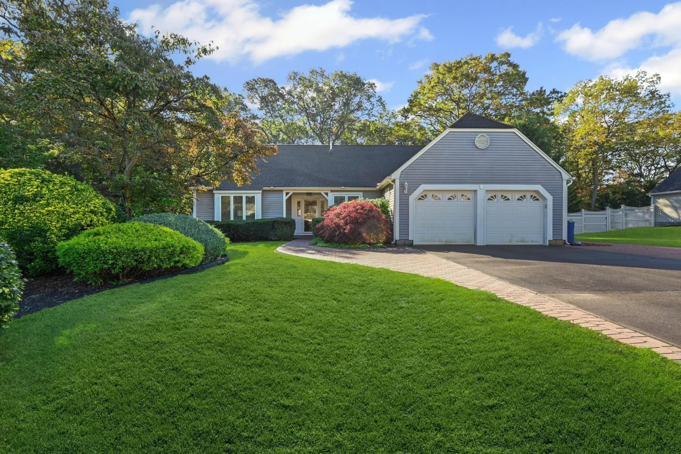 Exterior of the first home sold for the repeat seller.