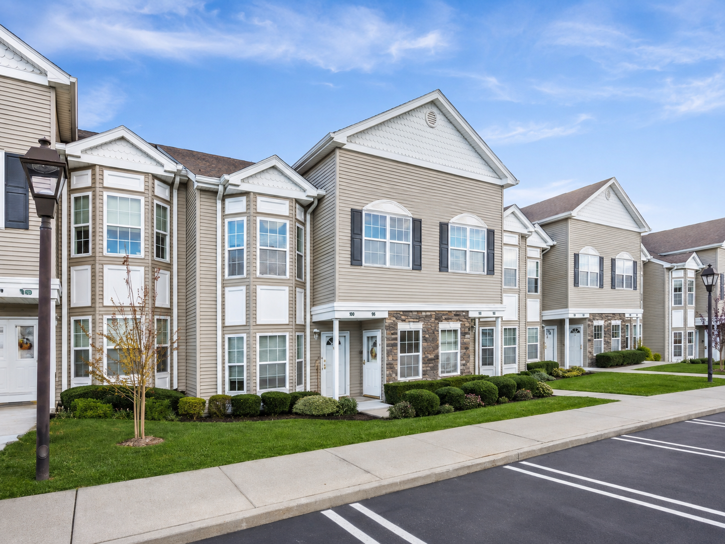 The East Meadow condominium community where the client purchased her next home.